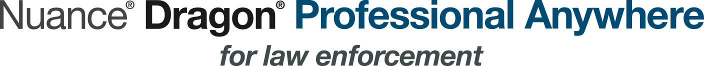 Nuance Dragon Professional Anywhere for Law Enforcement